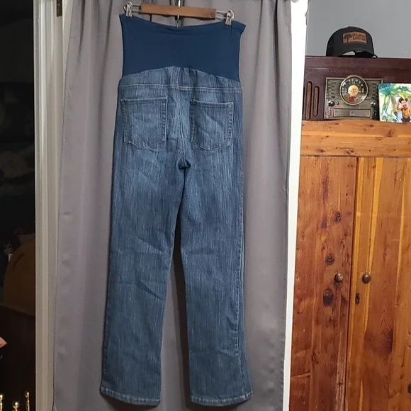 Motherhood Maternity Stretch Jeans Pockets Stretch Panel Size M EUC - Picture 4 of 9